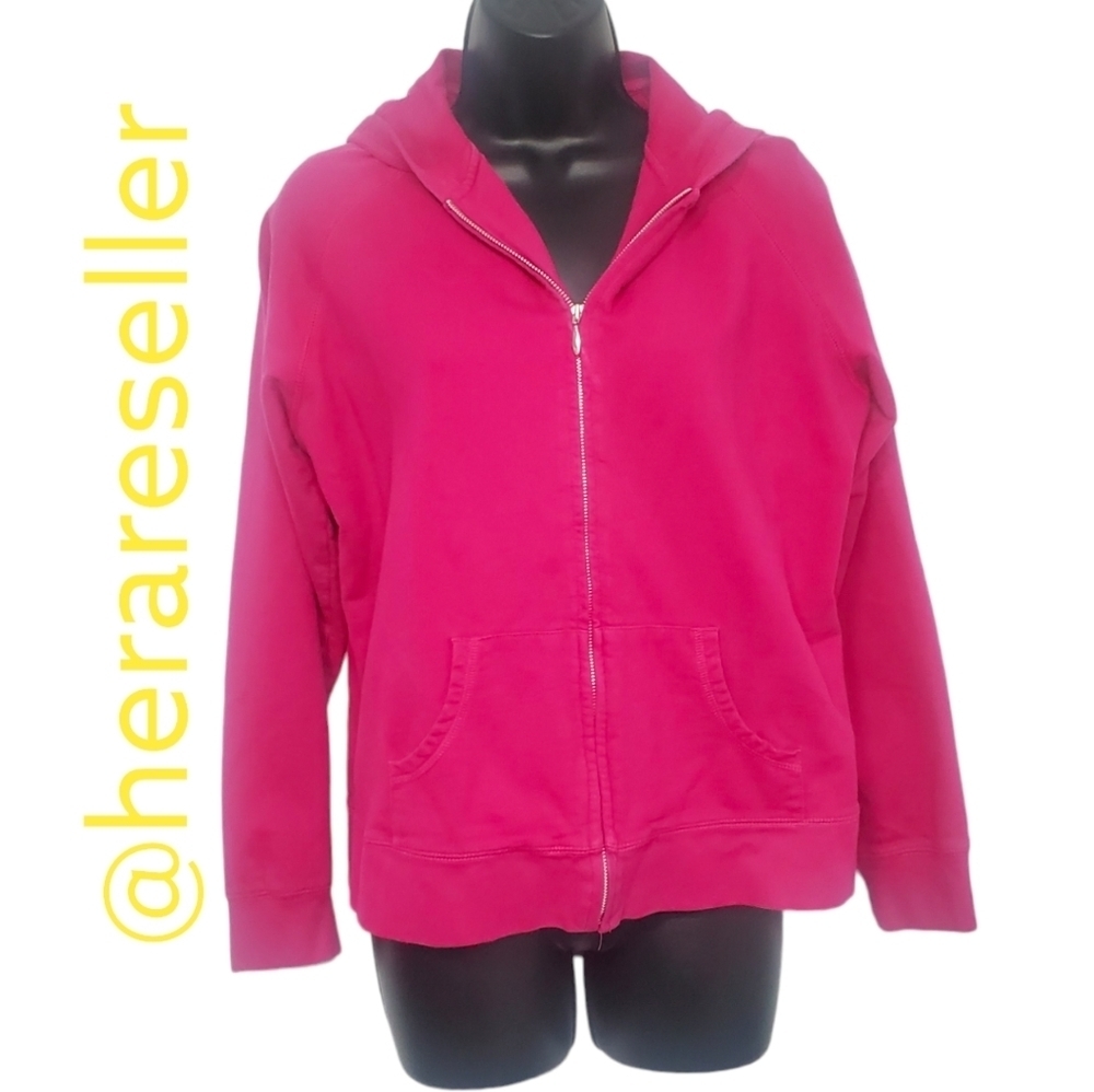Sonoma Medium Pink Full Zipper Women's Sweatshirt